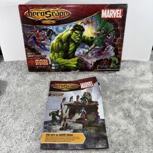 Heroscape MARVEL The Battle of All Time The Conflict Begins BOX AND MANUAL ONLY!